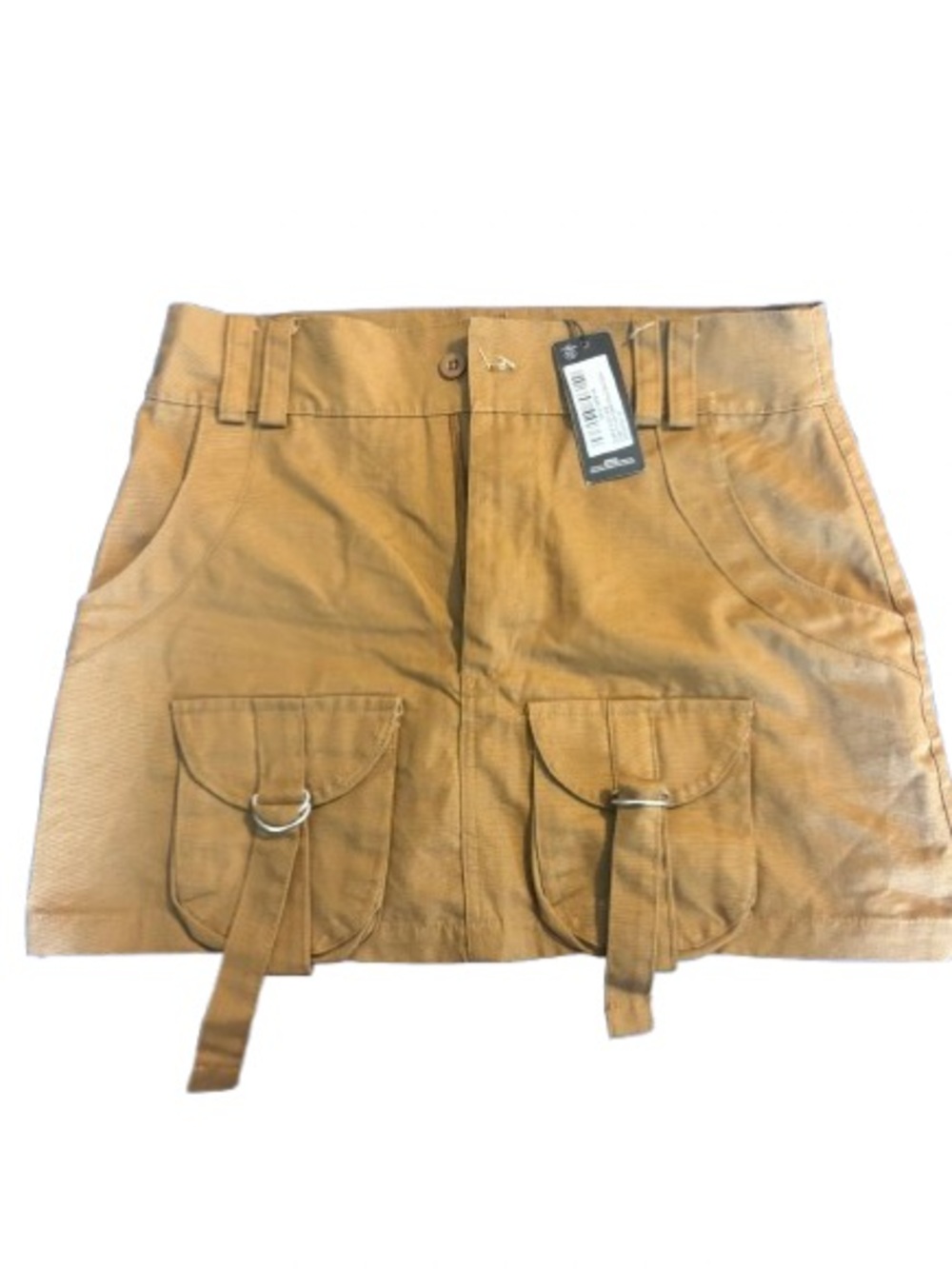 PrettyLittleThing Tan Utility Pocket Mini Skirt